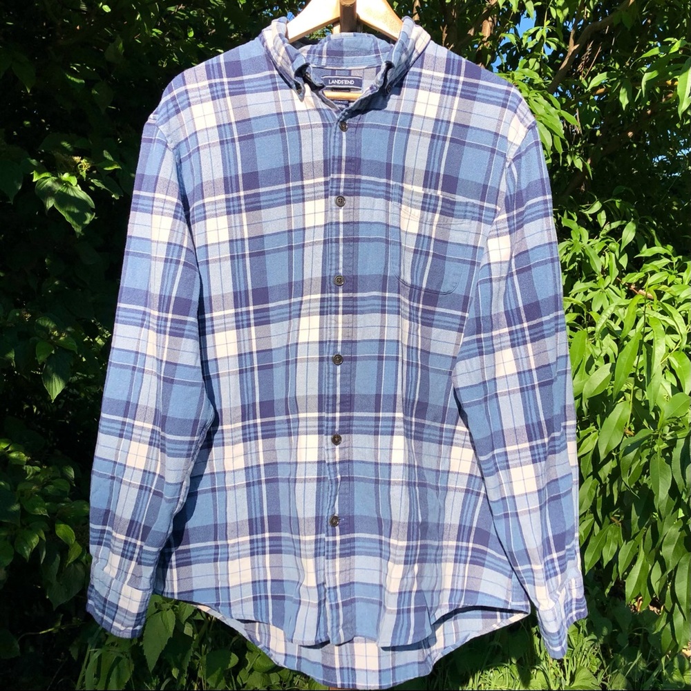 Lands’ End Plaid Flannel